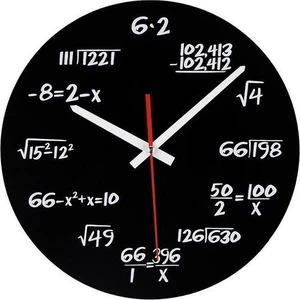 Akrilik Saat Matematik Formülü Duvar Saati (Yurt Dışından)