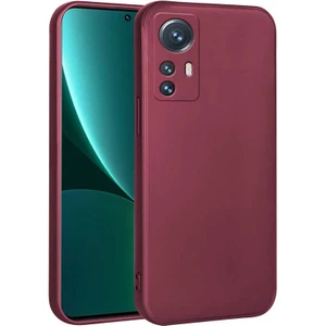 Xiaomi Mi 12 Lite Kılıf Renkli Lüx Korumalı Premier Mat Silikon Mürdüm