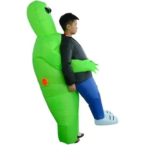 Haitun Homemiyn Şişme Yeşil Alien Kostüm 100 - 150 cm (Yurt Dışından)