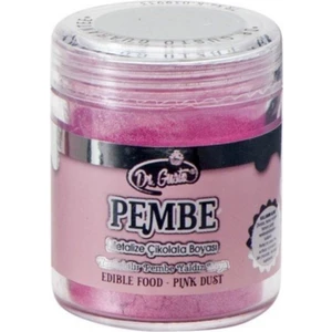 Dr. Gusto Yenilebilir Pembe Metalik Toz Sim Boya 10 gr
