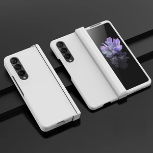 For Samsung Galaxy Z Fold 4 Menteşe Cilt Hissi Her Şey Dahil Cep Telefonu Kılıfları (Yurt Dışından)