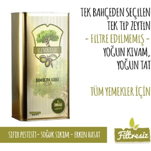 Egenin Kalbi Erken Hasat Soğuk Sıkım Filtresiz Zeytinyağı 5lt.
