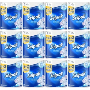 Kağıt Havlu (3 Katlı) Dev Rulo (12’li Set)