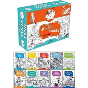 4. Sınıf Jules Verne Serisi (10 Kitaplık Set) - Jules Verne
