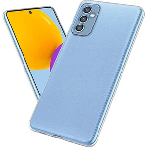 Aqua Aksesuar Galaxy M52 Kılıf Ultra Ince Süper Silikon Şeffaf Kılıf