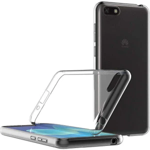 Aqua Aksesuar Huawei Y5 2018 Kılıf Ultra Ince Süper Silikon Şeffaf Kılıf