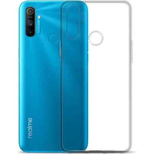 Aqua Aksesuar Realme C3 Kılıf Ultra Ince Süper Silikon Şeffaf Kılıf