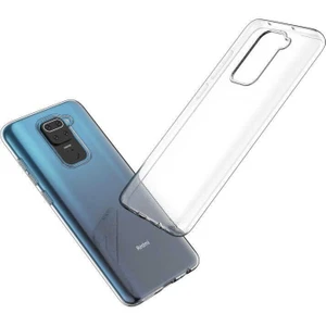 Aqua Aksesuar Xiaomi Redmi Note 9 Kılıf Ultra Ince Süper Silikon Şeffaf Kılıf