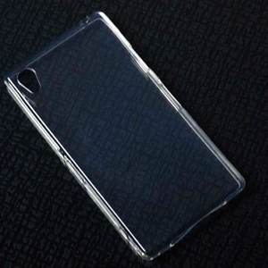 Aqua Aksesuar Xperia Z1 Kılıf Ultra Ince Süper Silikon Şeffaf Kılıf