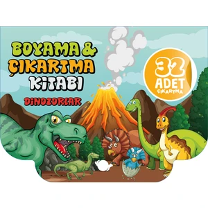 Çikolata Yayınevi - Boyama & Çıkartma Kitabı - Dinozorlar (3 - 5 Yaş)