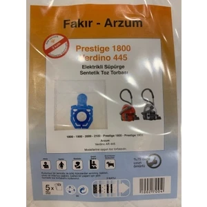 Prestige 1800 / Arzum Verdino 445 Süpürge Toz Torbası