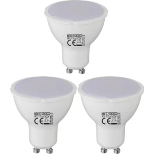 3'lü Paket 6W - 62W Dim Edilebilir GU10 LED Ampul Beyaz Işık 390 Lümen Dimli LED Ampul Çanak Spot Ampul