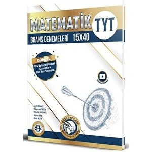 Bilgi Sarmal Yayınları TYT Matematik 15 x 40 Branş Denemeleri