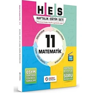 11. Sınıf Matematik Set (Hes Serisi) Ordinat Yayınları