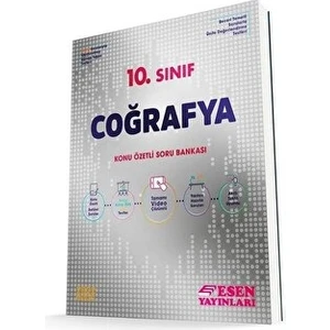 Esen Yayınları 10. Sınıf Coğrafya Konu Özetli Soru Bankası