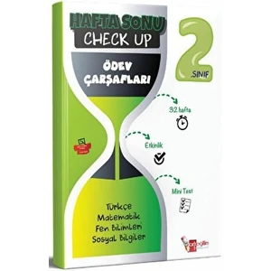 Artı Eğitim Yayınları  2.Sınıf Hafta Sonu Check Up Ödev Çarşafları