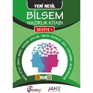 Analiz Yayınları Bilsem Hazırlık Kitabı Seviye 1