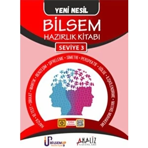 Analiz Yayınları Bilsem Hazırlık Kitabı Seviye 3