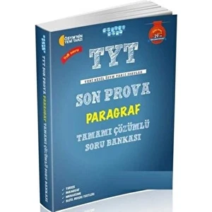 Akıllı Adam Yayınları TYT Son Prova Paragraf Tamamı Çözümlü Soru Bankası