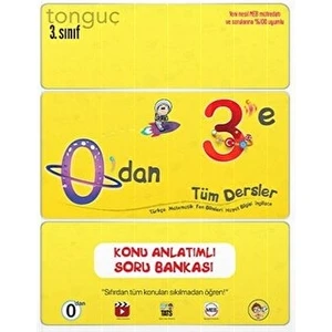 Tonguç Akademi 3. Sınıf 0’dan 3’e Tüm Dersler Konu Anlatımlı Soru Bankası
