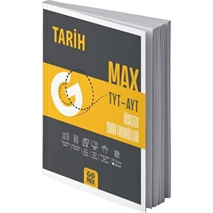 Go Yayınları 12. Sınıf Max Tarih TYT-AYT Öğreten Soru Fasikülleri