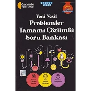 Akıllı Adam Yayınları Yeni Nesil Problemler Tamamı Çözümlü Soru Bankası