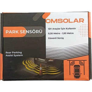 Park Sensörü 18MM Beyaz Dijital Ekranlı