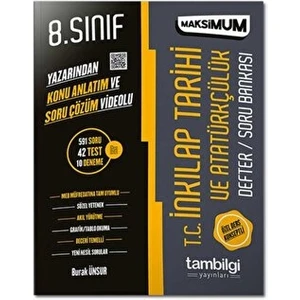 Tambilgi Yayınları 8. Sınıf T.c Inkılap Tarihi ve Atatürkçülük Defter - Soru Bankası