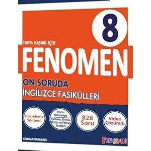 Fenomen Çocuk Yayınları Fenomen 8 On Soruda İngilizce Fasikülleri (4 Fasikül)
