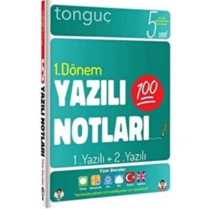 Tonguç Akademi 5. Sınıf Yazılı Notları 1. Dönem 1 ve 2. Yazılı