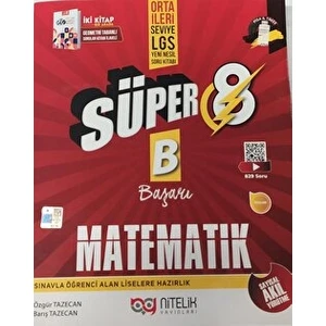 Nitelik Yayınları 8. Sınıf Süper Matematik Soru Bankası Nitelik Yayınları