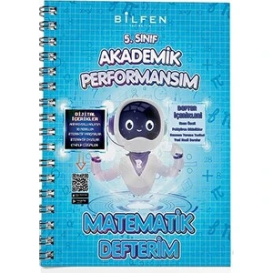Bilfen Yayınları 5. Sınıf Matematik Akademik Performansım Defterim  Yayıncılık
