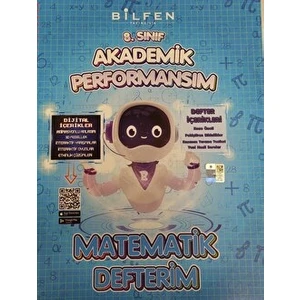 Bilfen Yayınları 8. Sınıf Matematik Akademik Performansım Defterim  Yayıncılık