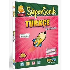 Süpersonik Yayınları 6. Sınıf Türkçe Soru Bankası Süpersonik Yayınları