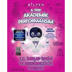 Bilfen Yayınları 8. Sınıf İnkılap Tarihi ve Atatürkçülük Akademik Performansım Defterim  Yayıncılık