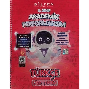 Bilfen Yayınları 8. Sınıf Türkçe Akademik Performansım Defterim  Yayıncılık