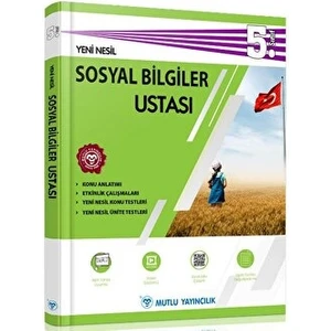 Mutlu Yayıncılık 5. Sınıf Yeni Nesil Sosyal Bilgiler Ustası