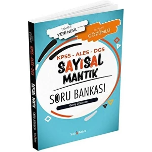 Tercih Akademi Yayınları 2026 KPSS - Ales - DGS Sayısal Mantık Tamamı Çözümlü Soru Bankası