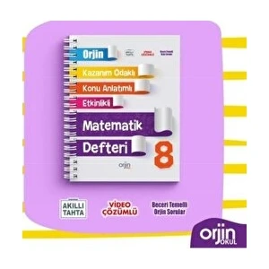 Kurmay Yayınları 8.Sınıf Orjin Matematik Defteri