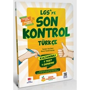 Şeker Portakalı Yayıncılık LGS'ye Son Kontrol Türkçe