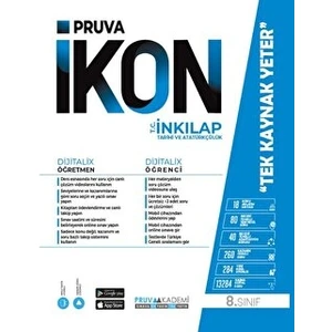 Pruva Akademi 8. Sınıf Ikon T.c. Inkılap Tarihi ve Atatürkçülük Konu Anlatım Kitabı Pruva Akademi