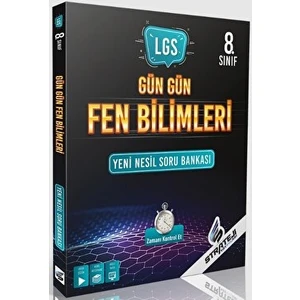Strateji Yayınları 8. Sınıf LGS Gün Gün Fen Bilimleri Yeni Nesil Soru Bankası Strateji Yayınları