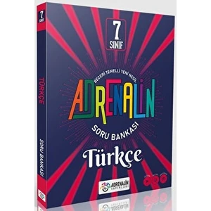 Adrenalin Yayınları 7. Sınıf Türkçe Soru Bankası Adrenalin Yayınları