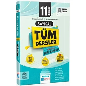 Evrensel İletişim Yayınları  11.Sınıf  Tüm Dersler Sayısal Konu Özetli Soru Bankası