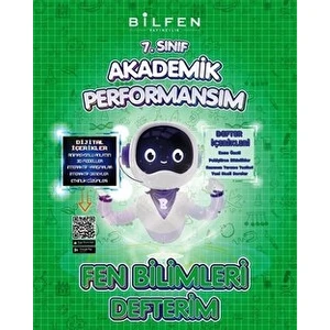 Bilfen Yayınları 7. Sınıf Fen Bilimleri Akademik Performansım Defterim  Yayıncılık