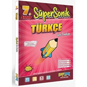 7. Sınıf Türkçe Soru Bankası Süpersonik Yayınları