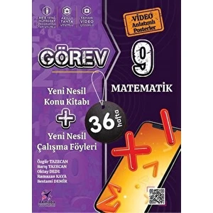 Armada Yayınları Yayınevi Görev 9 Matematik Yeni Nesil Konu + Yeni Nesil Çalışma Föyleri  Yayınevi