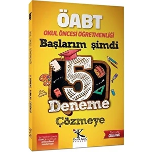 Kadir Koç Akademi 2022 ÖABT Okul Öncesi Öğretmenliği Başlarım Şimdi 5 Deneme Çözmeye