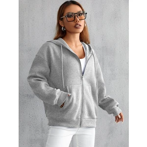 Daxis Sportwear Company Fermuarlı Kapüşonlu Oversize Sweatshirt