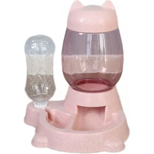 HaiTun Pet Otomatik Besleyici Köpek Kedi Içme Kase Köpekler Için Su Içme Besleyici Kedi Besleme 2.2l Büyük Kapasiteli Dispenser Pet Kedi Köpek Kedi Besleme vesulama Malzemeleri (Pembe) (Yurt Dışından)